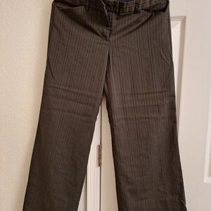 Express Design Studio Black Pinstripe Trousers